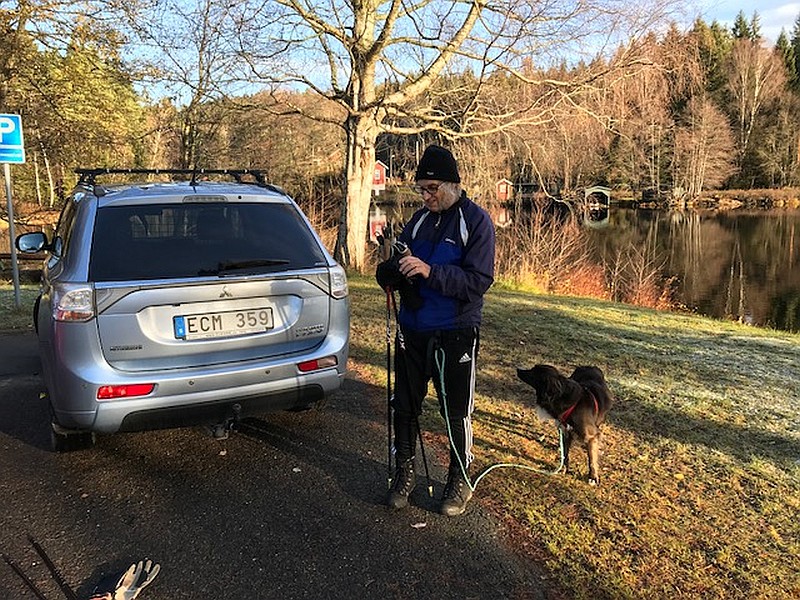 P-plats H�ljerudsforsarna foto Benkt