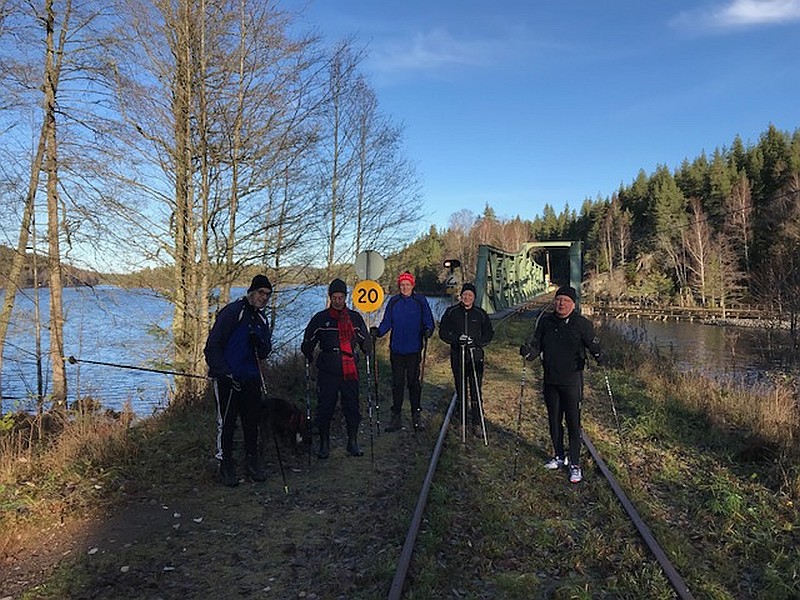 H�ljerudsforsarna Lasse L Mowitz Anders Torbj�rn Lasse H G�ran - foto Benkt