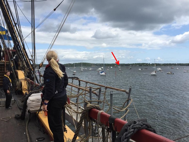 H&auml;r kom man med p&aring; G&ouml;theborgs Facebooksbild 19 juli